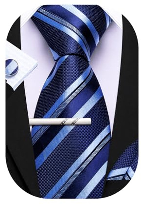 Barry.Wang – Traje de boda – Camisa Smoking (juego de 4) para hombre | Divertido, tejido, jacquard, regalo de fiesta de festival, clásico, diseño de lujo, formal, negocios, Halloween, Navidad
