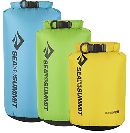 Sea to Summit Lightweight Dry Sack 3-Piece Dry Bag Set, 4L, 8L, and 13L