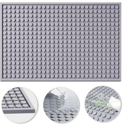 LET'S RESIN Silikonmatte, 37x24 cm Harz-Kollektor-Matte, für Epoxidharz Handwerk Schmuckherstellung, Mehrzweck Arbeitsmatte Silikon Unterlage für Resin Gießharz, Tischset, Platzset