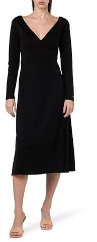Tommy Hilfiger Vestido envolvente Mujer Cuello de pico