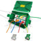 Nartov Scatola di Connessione Elettrica da Esterno Resistente alle Intemperie IP54 Cassetta per Cavi per Esterni con 7 uscite cavi da 12/14/16 mm (verde)