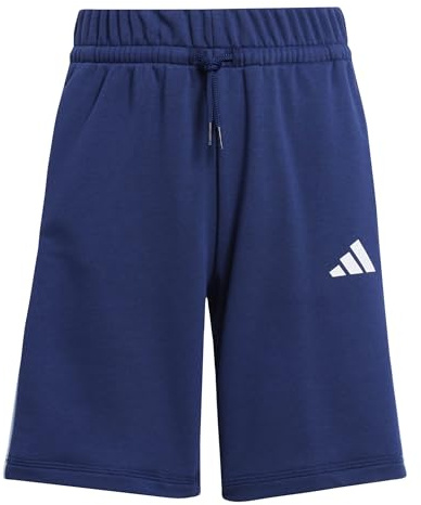 adidas Unisex Kinder Seasonal Essentials Colorblock Shorts, Dark Blue/Glow Blue/White, 9-10 Years