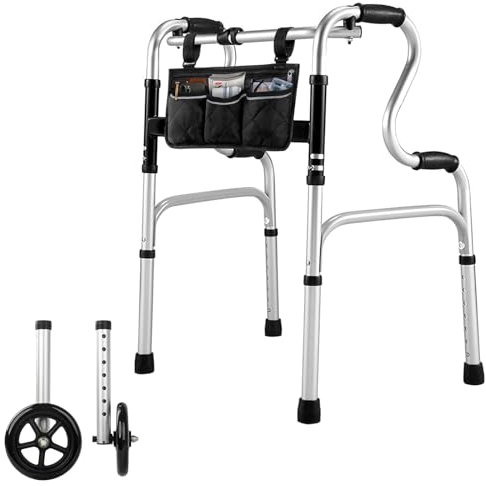 Gehhilfe Für Senioren, 8-Ebenen-höhenverstellbares Gehbock, Aufstehhilfe Senioren, Gehwagen Für Senioren, Gehhilfe Für Erwachsene, Unterarmgehstützen, Faltbares Gehgestell
