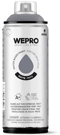MTN WEPRO Water Based Mate WP-701 Gris Tormenta, Spray 400ml