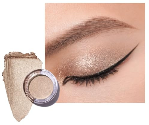 Oulac Glitzer Lidschatten Sepia, Hochpigmentierter Feine Textur, Wasserfest & Langlebig, Metallisch schimmernde Finish, Verblendbar & Faltenfreies Augen-Makeup, Vegan | 06g (23) Light Luxury