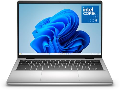DELL 14 Portátil DC14250 14 2K (1920x1200) Intel Core 5 120U, 16GB RAM DDR5, 512GB SSD, Gráficos Intel, Windows 11 Home, Teclado retroiluminado QWERTY Español, Lector Huellas - Plata