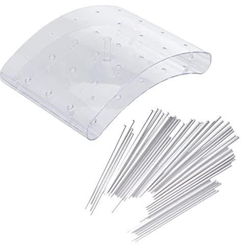 Westmark Back-Set 2tlg.,CakePop Butler und 48 CakePop-Papier-Stäbchen, 15 cm, Kunststoff/Papier, Transparent/Weiß, 302522E6