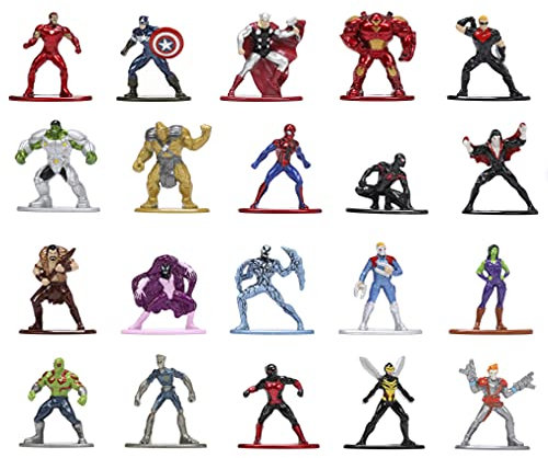 Jada Toys Marvel 20-Pack Nanofigs, Wave 6