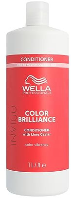 Wella Professionals Invigo Color Brilliance Conditioner fine – glättende Farbschutz-Haarspülung für feines, gefärbtes Haar – mit Vitamin E und Antioxidantien – 1 L