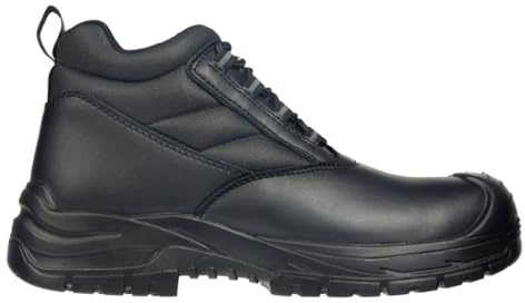 Apache Hamilton Safety Work Boots Black Leather Composite Toe Cap Wide Fit