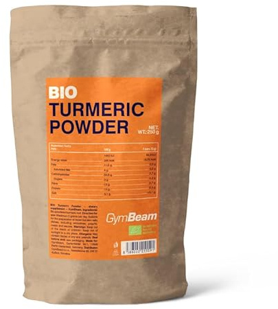 Polvo de cúrcuma orgánico GymBeam, 250 g