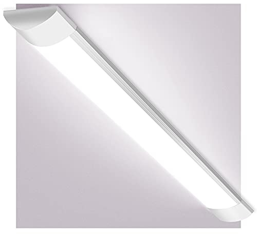 wowspeed 10W LED Batten Light, 1ft Ceiling Tube Light, 4500K Neutral White Batten Light, 1200lm, 180°Beam Angle, Ceiling Lights for Home, Workshop, Office, Garage