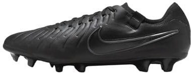 Nike Men's Legend 10 Pro Fg Soccer Shoe, Black/Black/Deep Jungle, UK