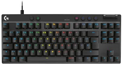 Logitech G PRO X TKL Rapid Tenkeyless kabelgebundene Gaming Tastatur mit magnetischen Analogschaltern, Trigger-Modus, einstellbarem Auslöser, anpassbarer RGB-Beleuchtung, DEU QWERTZ - Schwarz
