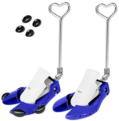JAMHEXOU Shoe Stretcher for Men & Women Adjustable - 2 X Calf Boot Expander for Wide Feet, Hiking & Cowboy Boots - Widener for Thick Instep, for Men Size 7-12