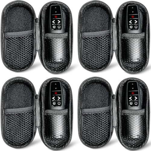 （4 Units） Presentation Clicker with 4 Cases Wireless Presenter Remote PowerPoint Pointer Slide Advancer for Mac Laptop PC Computer Keynote