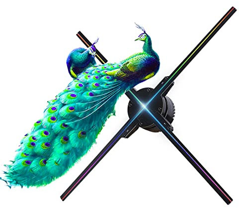 Projecteur Holographique LED Projecteur Holographique 1080P 3D Joueur Holographique Holographique 65CM 100-240V(Prise européenne)