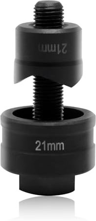 CCLIFE Lochschneider 21 mm, Schraublochstanzer für exakte Lochstanzungen in Spüle, Metall und Edelstahl