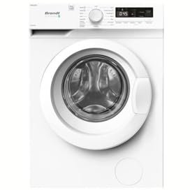 Lave-Linge hublot - Pose Libre - BRANDT - WFB393QW - 9 kg - Induction - 60 cm - 1400 TRS/Min - Blanc