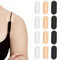 Ouligay 12 Stück Silikon BH Trägerpolster Breit BH Schulterpolster Anti Rutsch BH-Trägerkissen aus Silikon Bra Strap Cushion für Große Brüste Frauen Damen Schmerzlinderung