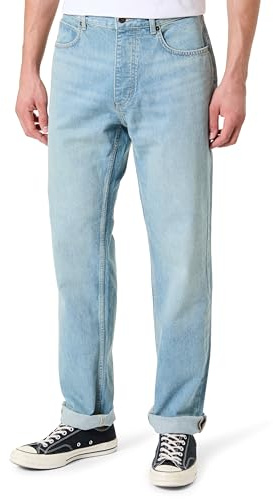 Hugo Jonah Pantalon en Jean, Turquoise/Aqua, 30W / 30L Hommes