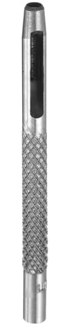 QUARKZMAN Perforadora de agujeros redondos de cuero, perforadora de agujeros huecos de 3.5 mm de acero al carbono para cortar círculos, herramienta de corte para cinturón