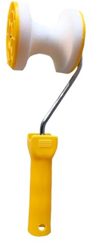 Rodillo De Espuma De Alto Timbre - Roller De Laca De Espuma Con Alta Densidad Con Marco, Pequeño Rollo De Color De Espuma | Suministros De Pintura De Herramientas De Cepillo Decorador Versátil Para En