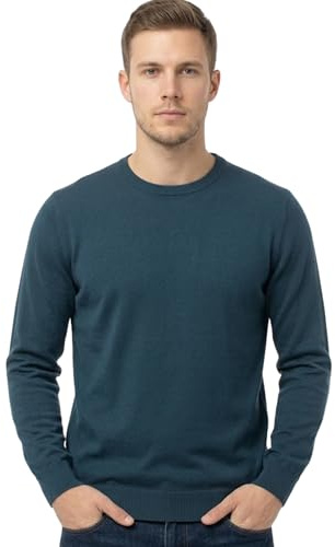 Maglifilo - Maglione Cotone Uomo a Manica Lunga – Girocollo Classico