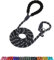 Loutep Figure of 8 Dog Lead 1.8m Anti Pull Dog Lead Reflective Stitching & Foam Handle Halter Head Collar Harness for Small Medium & Large Dogs
