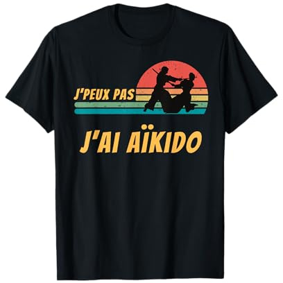 aikido cadeau art martial homme femme marrant drole aikido T-Shirt