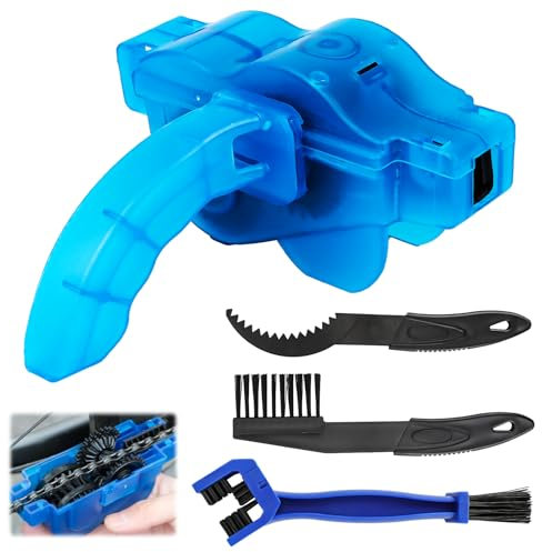 Fahrrad Ketten Reinigungsset, Fahrrad Kettenreinigungsgerät Scrubber Pinsel-Werkzeug, Fahrrad Clean Brush Kit, Fahrrad Kette Reiniger Werkzeug, für Fahrräder, Mountainbikes