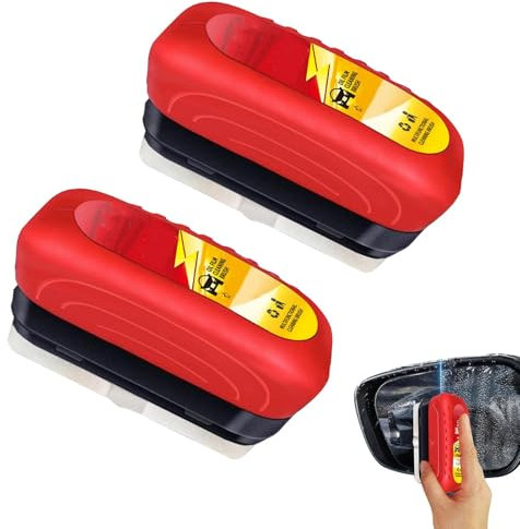 2 Piezas Removedor De Película De Aceite Para Vidrio, Limpiador De Vidrios De Automóvil Con Esponja, Tabla De Limpieza De Vidrio, Cepillo De Limpieza De Película De Aceite Automotriz