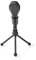 Nedis Mikrofon - USB - Desktop/Notebook - Kabelgebunden - 1.40 m - Metall/Kunststoff - Schwarz