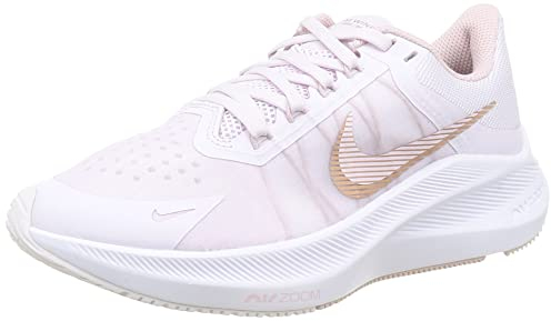 Nike Damen Winflo 8 Laufschuh, Lt Violet MTLC Red Bronze Champagner White, 40 EU