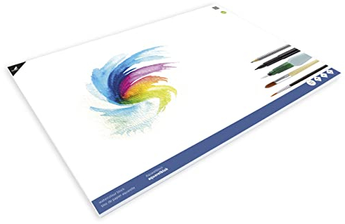 Kangaro Aquarellpapier A2 300 gram 12 Blatt cremeweiss, Cremeweiß