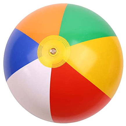 Fiorky 30 cm aufblasbarer Wasserball, PVC, for den Außenbereich, Sommer, Schwimmen, Wassersport, Spielzeug