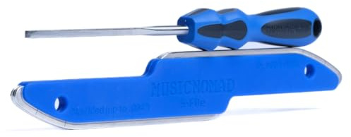 MusicNomad Fret Crowning (S-File) & End Dressing File (E-File) Set (MN873)