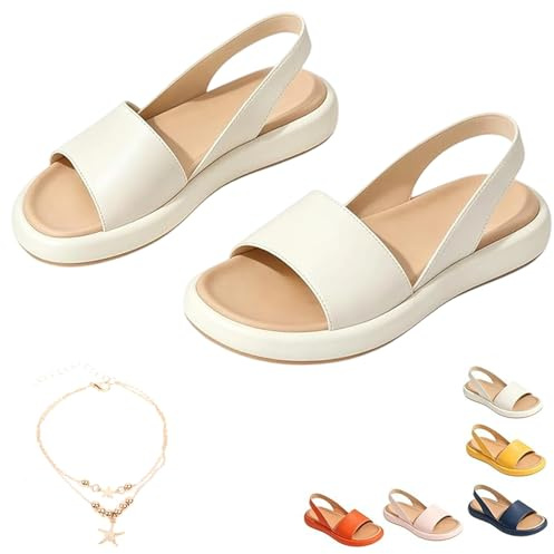 GLSAYZU Sandali ortopedici comfort antidolorifici, sandali ortopedici da donna, suola antiscivolo,ergonomici da donna per tutti i giorni e per le passeggiate, scarpe estive comode (A,37)
