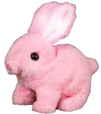 Realistic Bunny Interactive Plush Rabbit, Hopping Robotic Animal