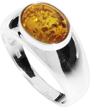 Ring - Melle - Silber 925/000 - Bernstein