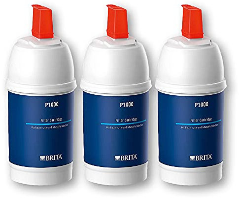 3 filtros de agua Brita P1000 para sistemas de filtrado Brita