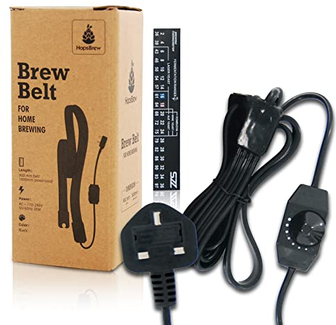 Home Brew Adjustable Power Output Heating Belt + Sticker on Thermometer