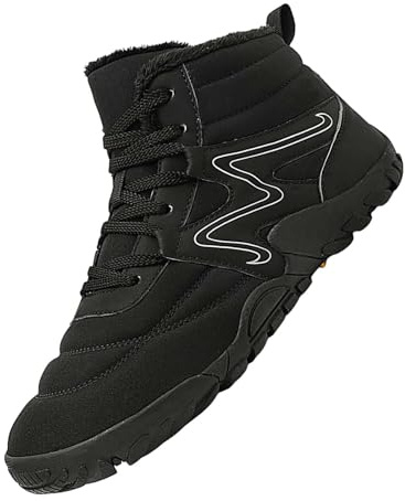 Zapatos descalzos impermeables para invierno, zapatos descalzos impermeables para mujer y hombre, forrados para hombre, botas de invierno cálidas, botas de invierno, botas de nieve impermeables,