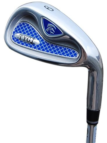 Fer de club de golf professionnel pour homme et femme - N° 4/5/6/7/8/9/P/S - Club simple avec tige en acier ou tige en graphite - Fer de golf pour golf (n° 9, avec tige en acier)