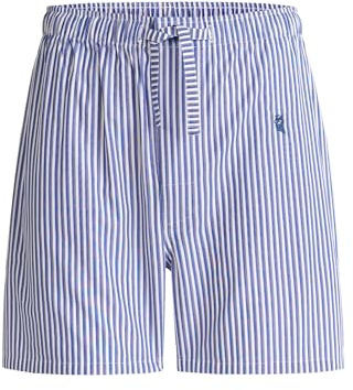 El Búho Nocturno Pantalón Pijama Corto Hombre Algodón Tela Popelín Cuadros Parte Abajo Pijama, 100% Algodón, Gris 8547, M