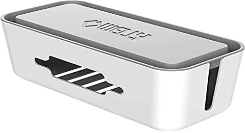 Welly EnjoyIT WY13150 - Organizador de cables para proteger enchufes múltiples, cargadores y otros dispositivos eléctricos.