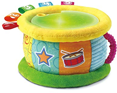 VTech - Tambour Lumi Magique - Jouet Musical Bébé/de 6 Mois à 3 Ans – Version FR