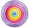 Intex 57285EU - Aufblasbare Insel Rainbow, PVC, Mehrfarbig, 201x24 cm