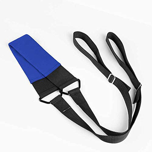SEIWEI (blu) Cintura da yoga, elasticizzata, mantiene pose, e migliora la flessibilità con questo strumento da yoga da 2,6 m per tenere pose, aumentando la flessibilità