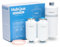 HubQua WaterTrack - Filtro de Agua para Ducha Antical y Cloro Certificado por SGS con 2 Cartuchos, Durabilidad x4 y Anillo Recordatorio Cambio de Filtro en 2 Colores - Elimina Cal, Cloro, Impurezas